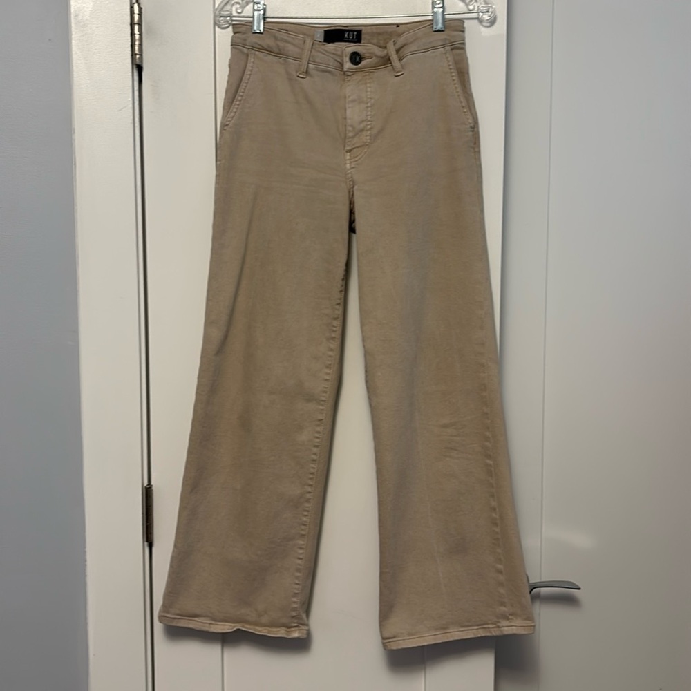 Kut From The Cloth Fab Ab Wide Leg Jean Size 2